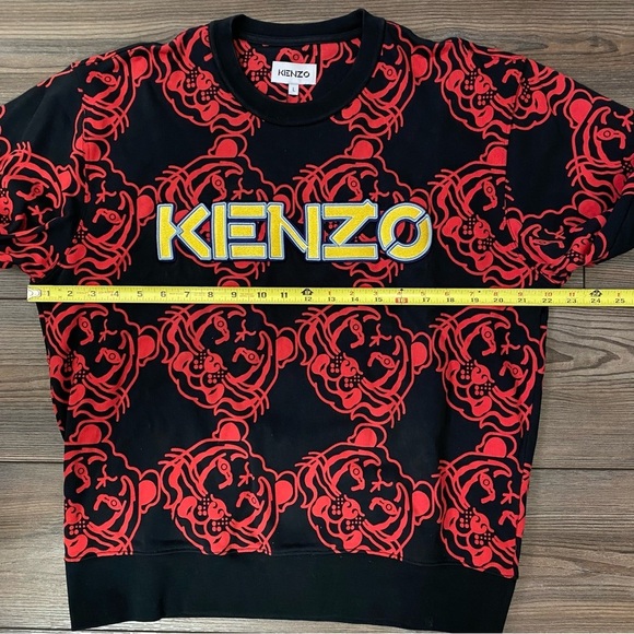 Kenzo Chinese New Year Tiger Print Logo Crew Sweatshirt - Picture 13 of 14